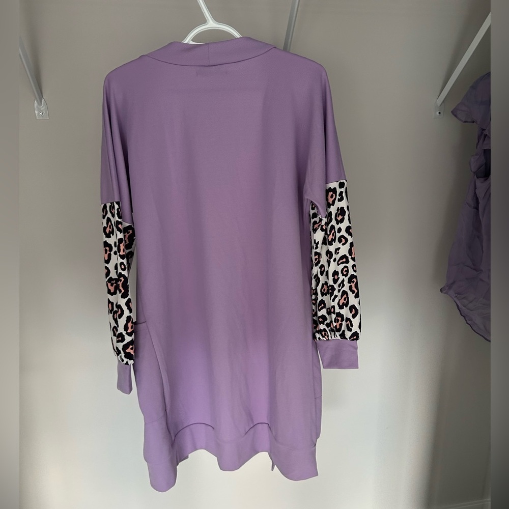 Scarlett Ellie Lavender Cardigan - Picture 4 of 4